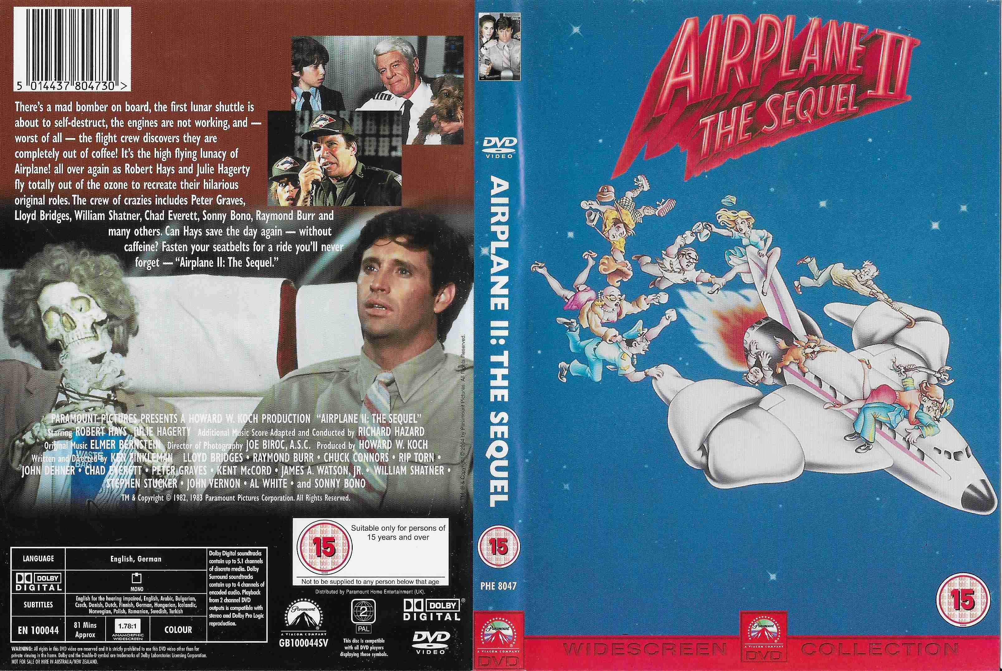 Picture of PHE 8047 Airplane II - The sequel by artist Ken Finkleman from ITV, Channel 4 and Channel 5 library
